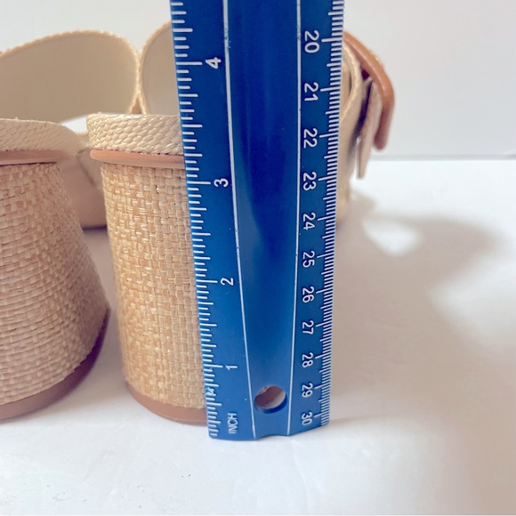 Dolce Vita Posy Heels in Natural Rafia Size 9.5 - Picture 15 of 16
